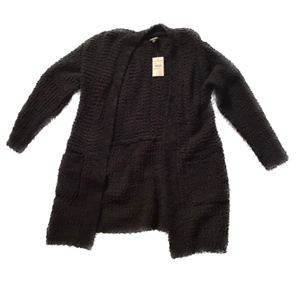 Nordstrom size Small black, long, soft, Sweater